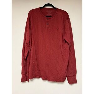 American Eagle Outfitters AE‎ Legend Henley Long Sleeve Shirt XL